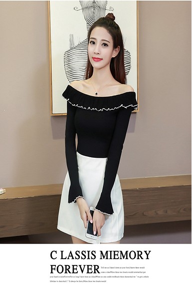 Áo ren rớt vai tay bèo