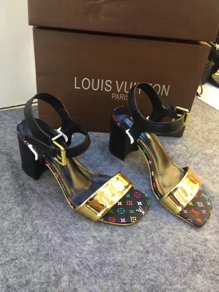 Guốc cao gót Ysl hình chéo dây phối phụ kiên