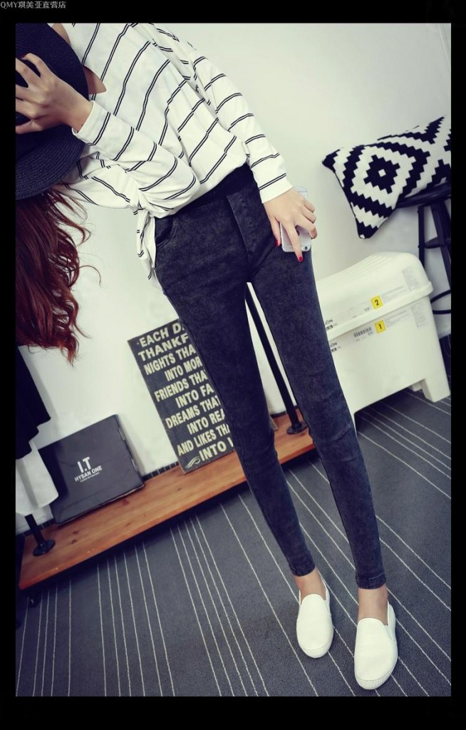 Quần Legging jean thun co dãn cực tốt