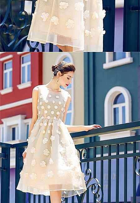 Đầm maxi đẹp tay ngắn họa tiết