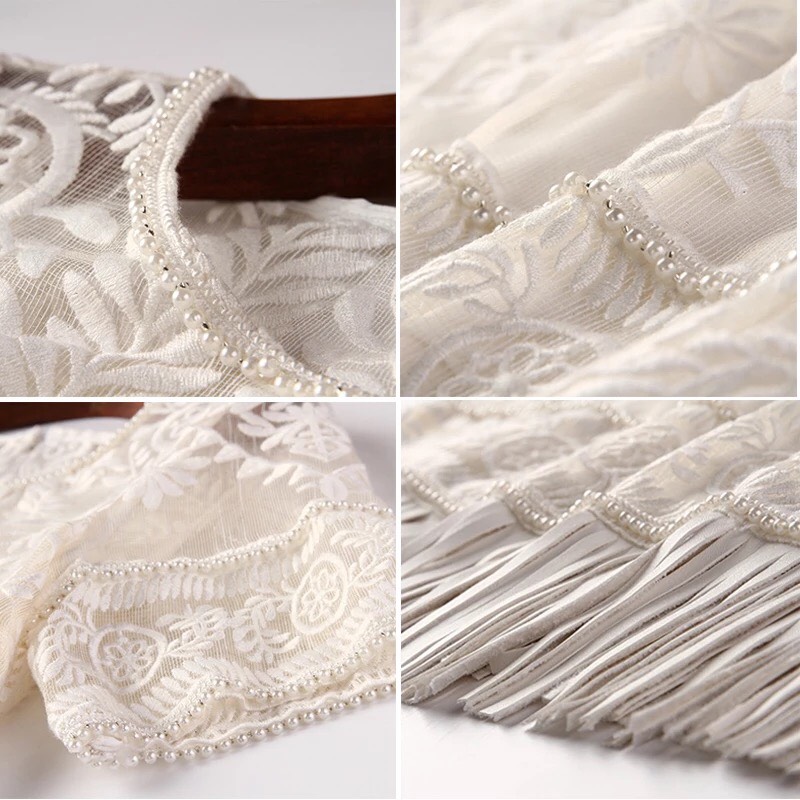 Đầm ren suông nữ