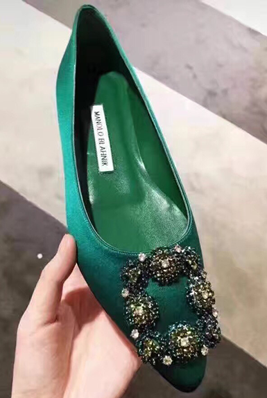 Giày búp bê manolo blahnik Giày búp bê manolo blahnik