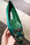Giày búp bê manolo blahnik Giày búp bê manolo blahnik