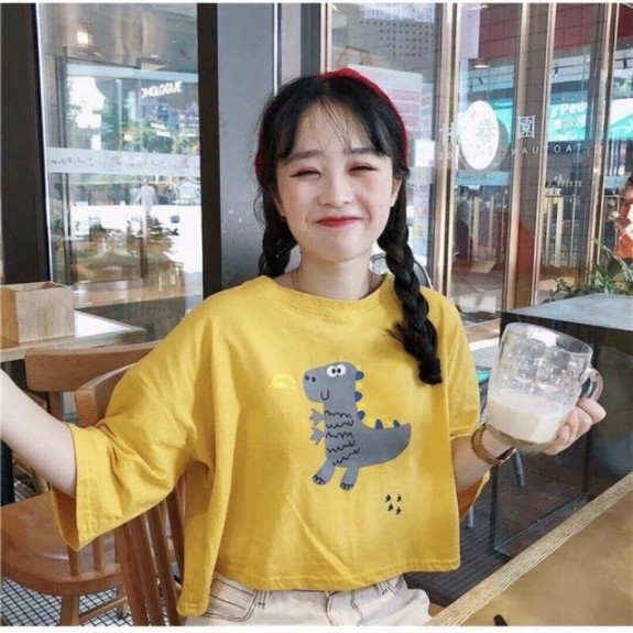 Áo Thun Nữ Croptop, Áo phông nữ croptop form rộng, In hình chữ, họa tiết nhiều màu, nhiều kiểu Áo Thun Nữ Croptop, Áo phông nữ croptop form rộng, In hình chữ, họa tiết nhiều màu, nhiều kiểu