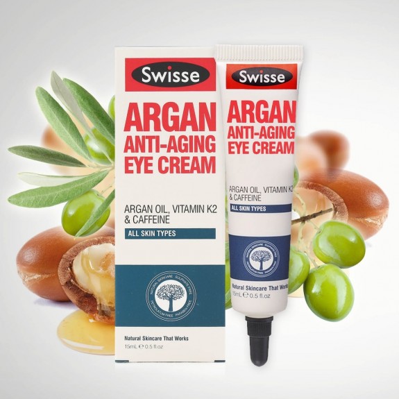 Kem mắt Swisse Argan Anti Ageing Eye Cream 15ml - Úc