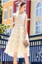 Đầm maxi đẹp tay ngắn họa tiết Đầm maxi đẹp tay ngắn họa tiết