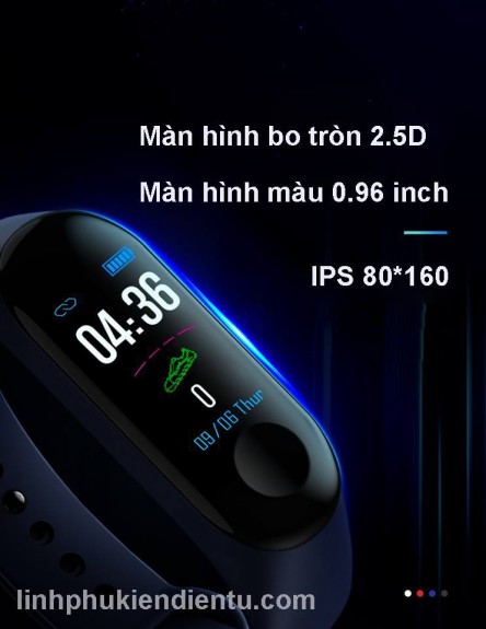 ĐỒNG HỒ THÔNG MINH M3 PLUS TỪ NHÀ SẢN XUẤT XIAOMI - CÔNG NGHỆ VƯỢT TRỘI ĐỒNG HỒ THÔNG MINH M3 PLUS TỪ NHÀ SẢN XUẤT XIAOMI - CÔNG NGHỆ VƯỢT TRỘI