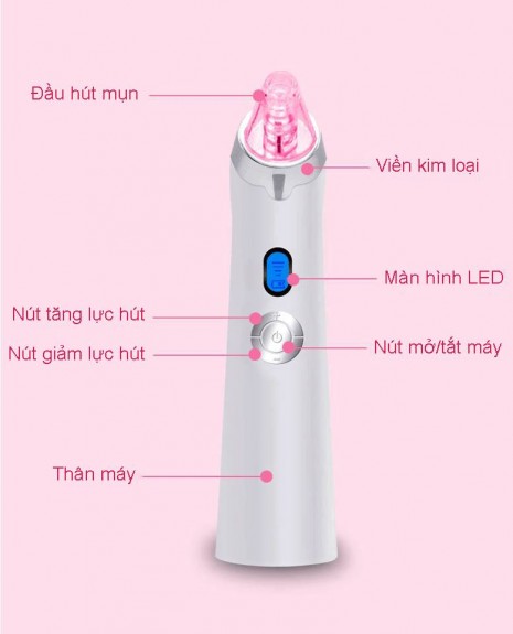 MÁY HÚT MỤN MINI CẦM TAY COMEDO SUCTION 