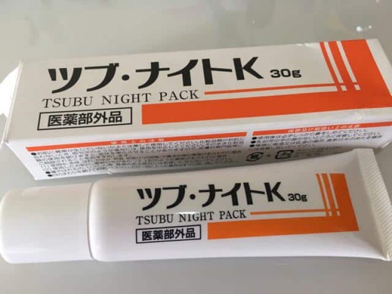 Kem trị mụn thịt Tsubu Night Pack 30g