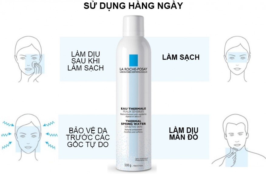 CHAI NƯỚC XỊT KHOÁNG LA ROCHE POSAY 300ML CHAI NƯỚC XỊT KHOÁNG LA ROCHE POSAY 300ML