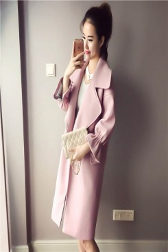 Áo khoác dạ nỉ form dài đang thịnh Áo khoác dạ nỉ form dài đang thịnh
