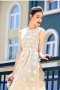 Đầm maxi đẹp tay ngắn họa tiết Đầm maxi đẹp tay ngắn họa tiết