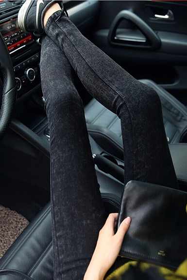 Quần Legging jean thun co dãn cực tốt Quần Legging jean thun co dãn cực tốt